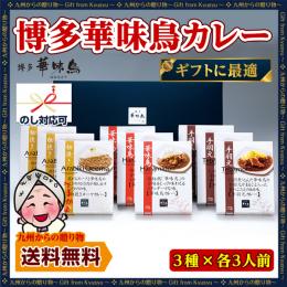 博多華味鳥カレー3種×各3人前　計9人前セット