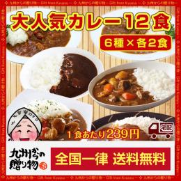 カレー 厳選6種×各2食 計12食セット